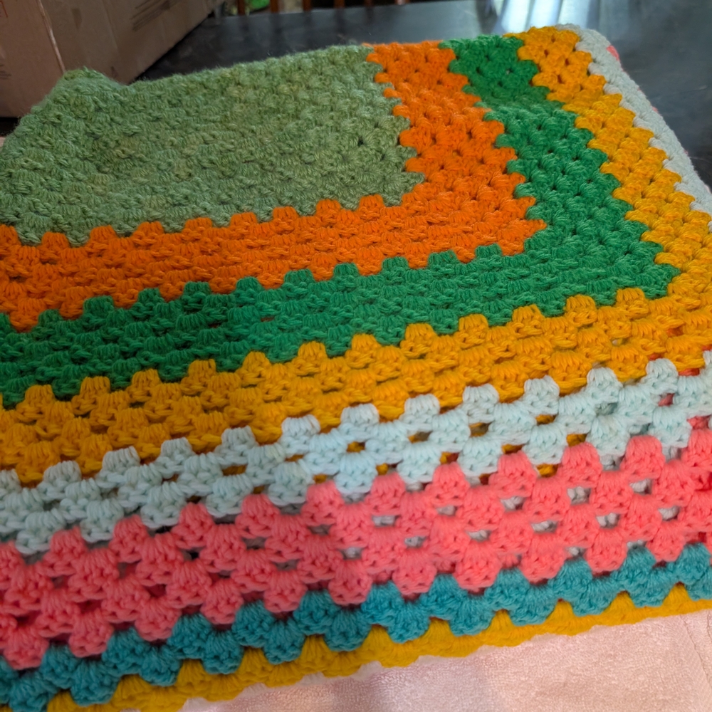 Colorful Crochet Blanket
